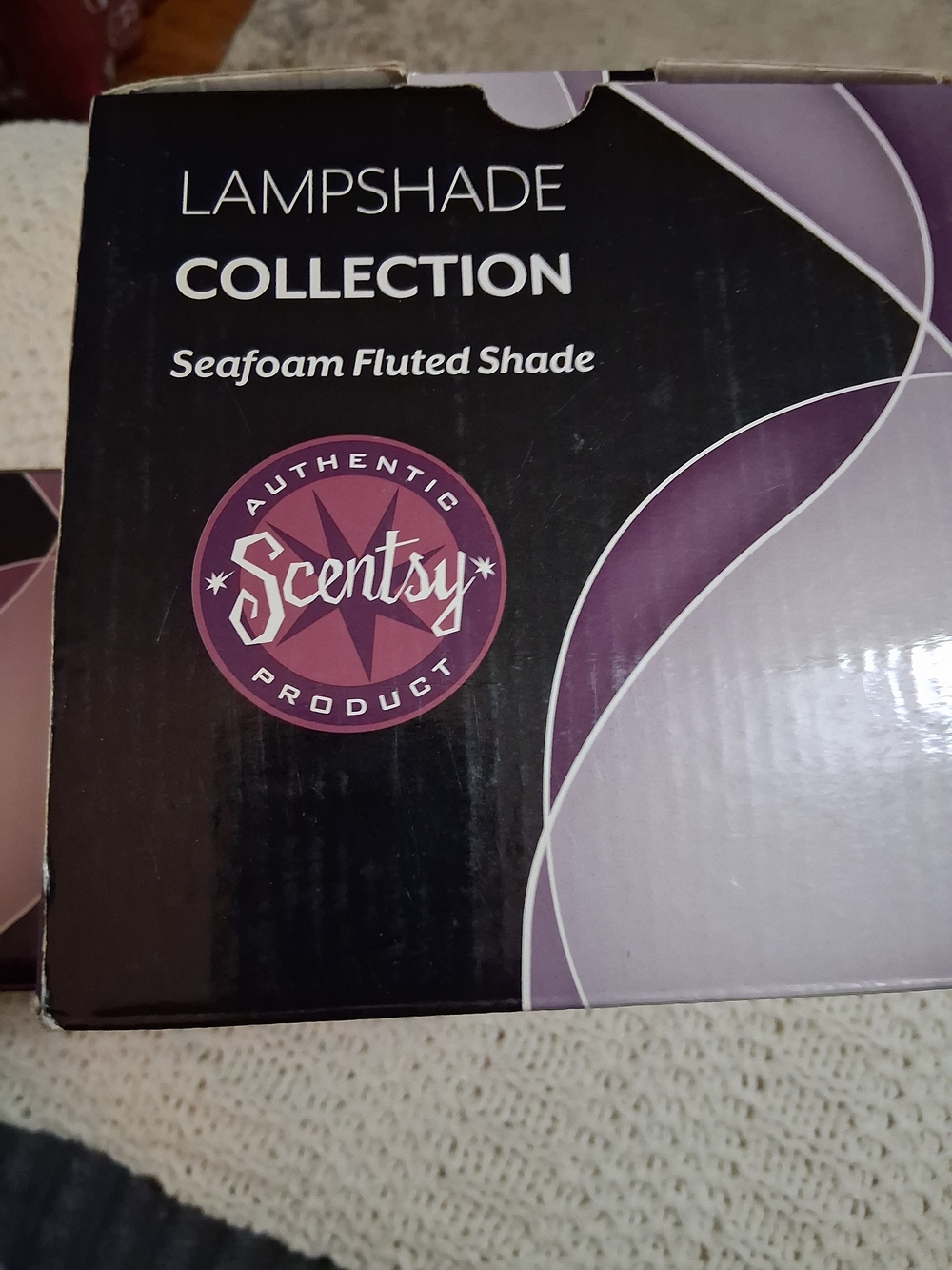 NIB Scentsy Seafoam Lampshade Collection Warmer